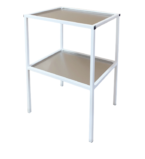 Столик СІ-5-1н інструментальний, на опорах з нерж. полками ТМ ОМЕГА